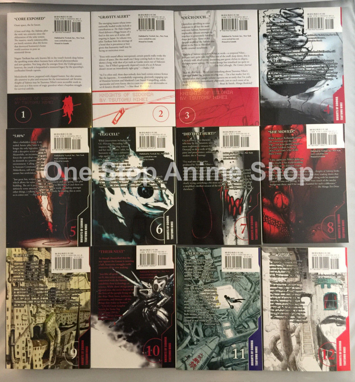 Knights Of Sidonia English Manga Set Volumes 1-15 New complete new graphic novel