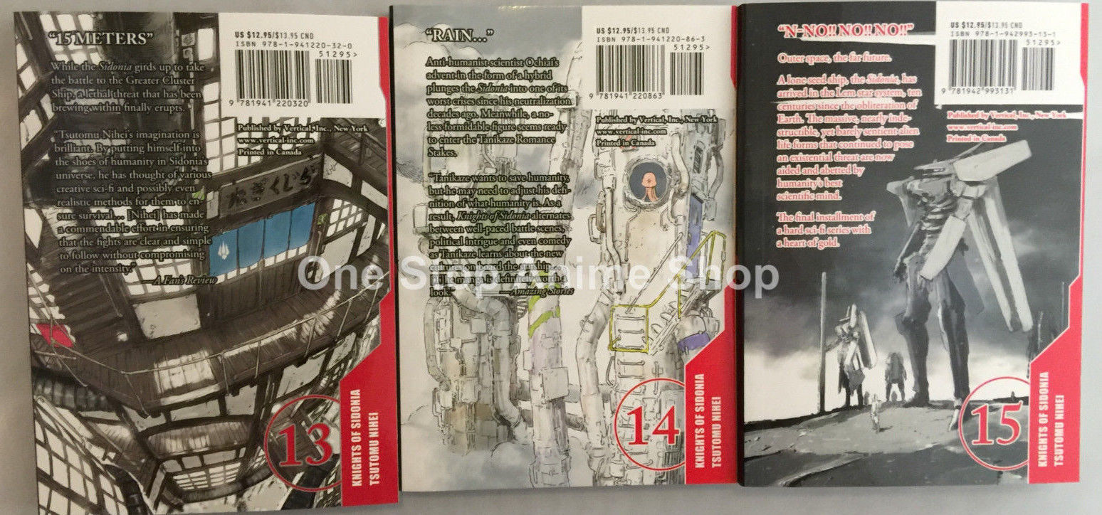 Knights Of Sidonia English Manga Set Volumes 1-15 New complete new graphic novel