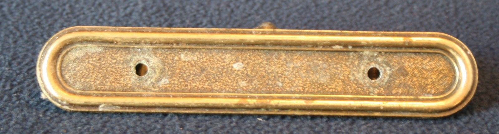 Vintage Brass Drawer Pulls and Back Plates Lot of 10, 3"OC 1977 Made in Canada