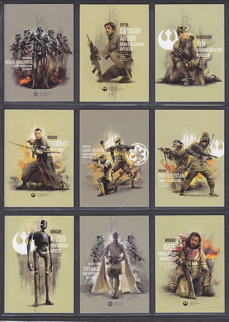 Topps Star Wars - Rogue One Series 2 - Prime Forces Set (10)