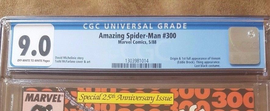 The Amazing Spider-Man #300 CGC 9.0 1st Appearance of Venom Marvel Comics