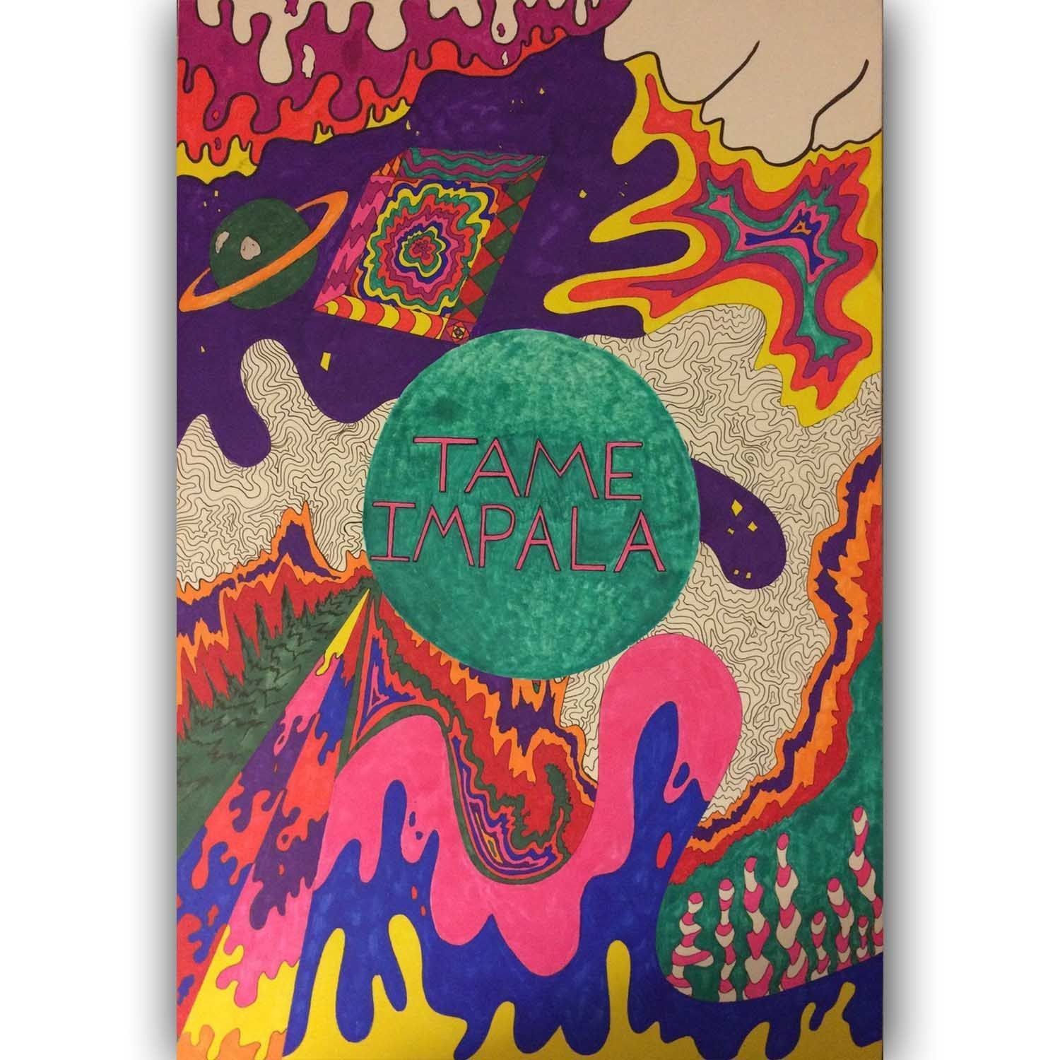 Tame Impala Print Art silk poster