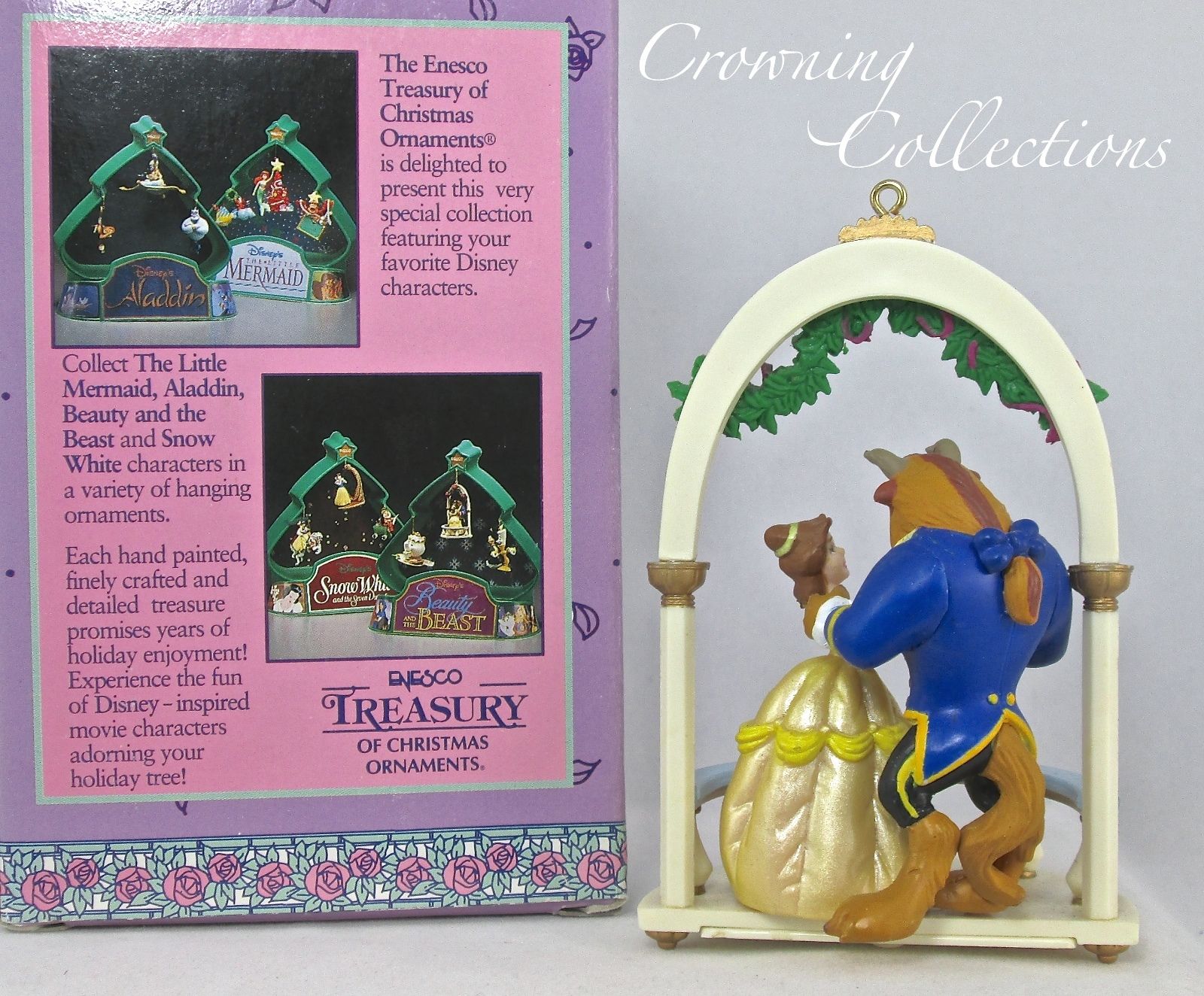 Enesco Love's Sweet Dance Beauty and The Beast Disney Ornament Belle Princess &