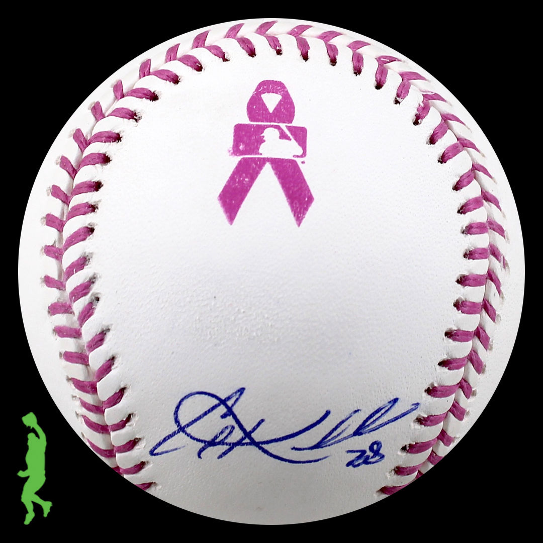 COREY KLUBER AUTOGRAPHED SIGNED MOTHERS DAY BASEBALL BALL INDIANS PSA/DNA COA