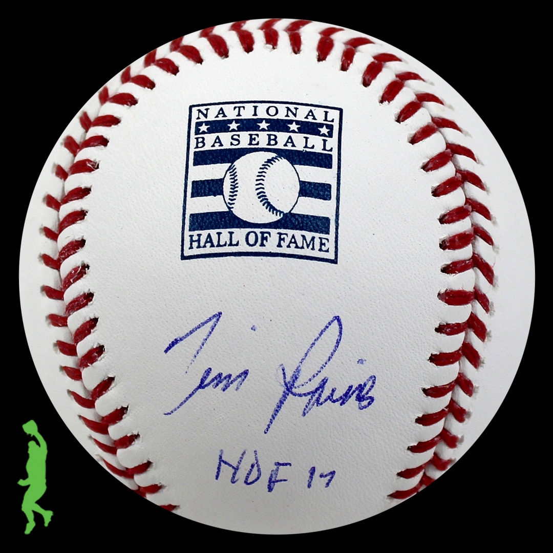 TIM RAINES HOF 17 AUTOGRAPHED SIGNED HALL OF FAME BASEBALL BALL EXPOS JSA COA