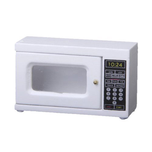 Microwave 1: 12 Scale miniature for doll house (white)