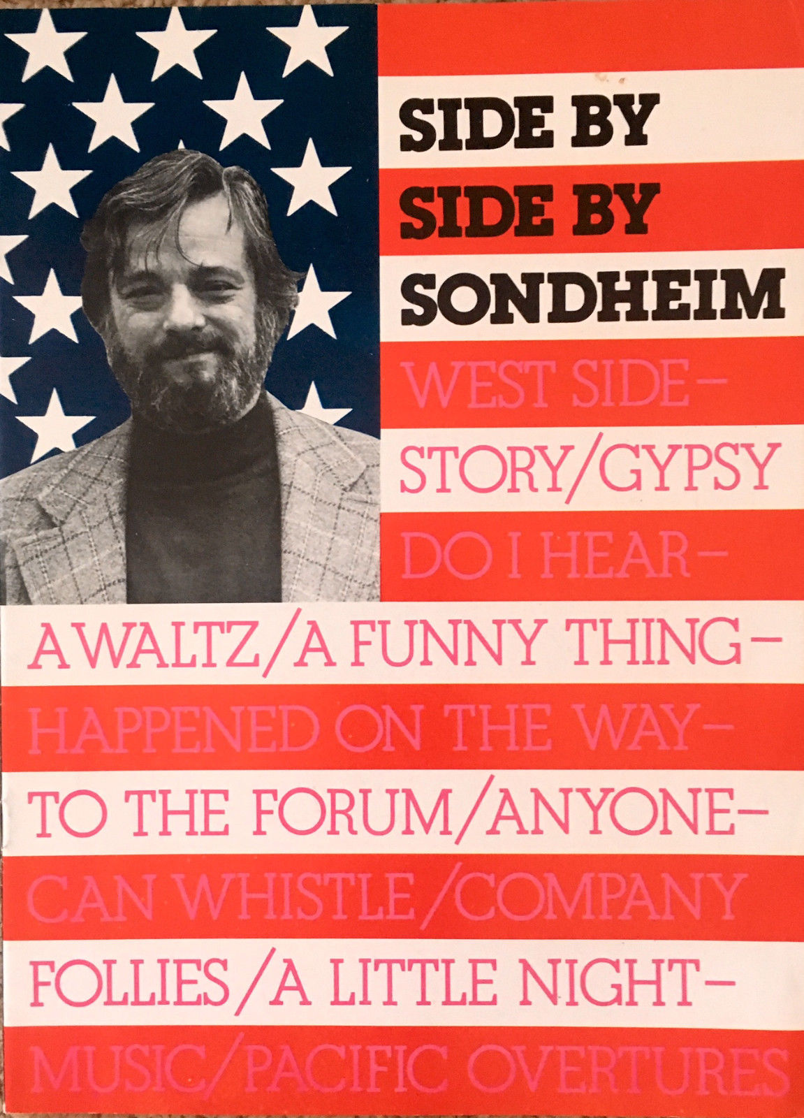 Side By Side By Sondheim - Souvenir Program from Original London Production - 19