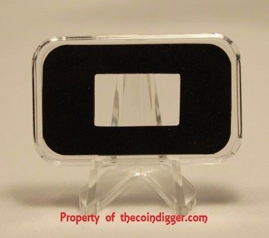 10 AIR-TITE Direct Fit Capsule Holder for 5 GRAM Silver Bar Acrylic Case Airtite