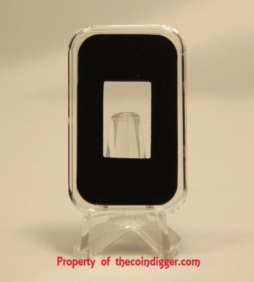 10 AIR-TITE Direct Fit Capsule Holder for 5 GRAM Silver Bar Acrylic Case Airtite