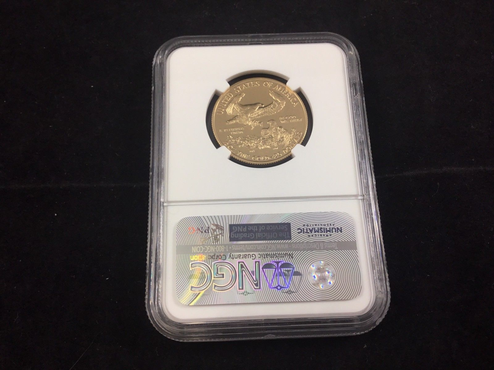 2015 W Gold $25 Eagle - Edmund Moy signed - NGC PF 70 ultra Cameo