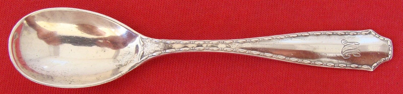 RARE Tiffany MARQUISE Sterling Silver 4 5/8" EGG SPOON