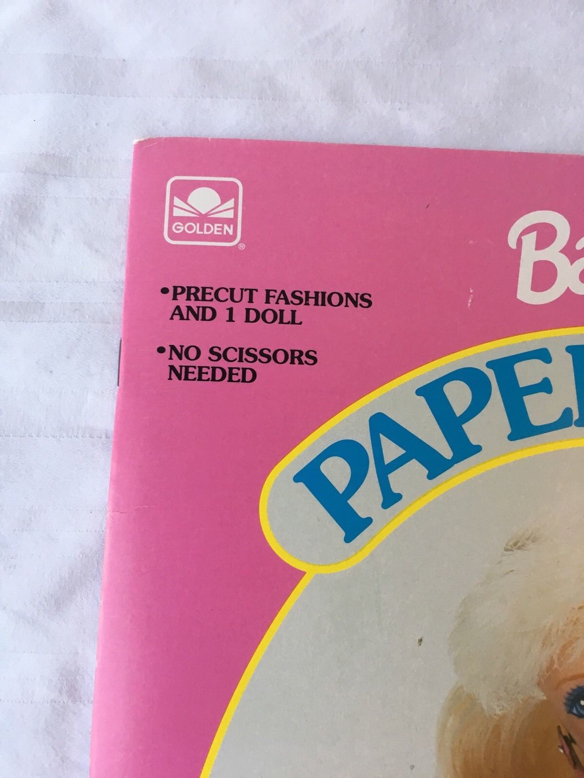 Vintage 1992 Barbie Paper Doll Cut Outs Book