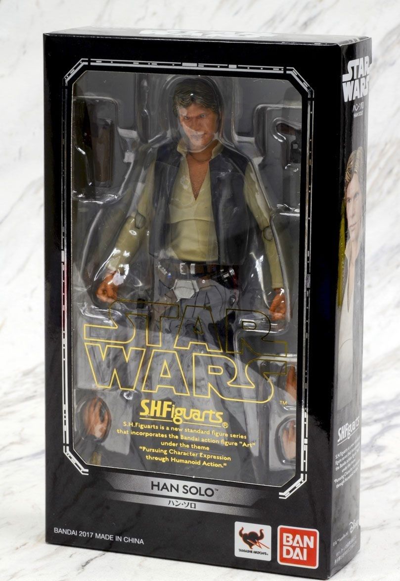 S.H. Figuarts Star Wars Han Solo A New Hope action figure Bandai