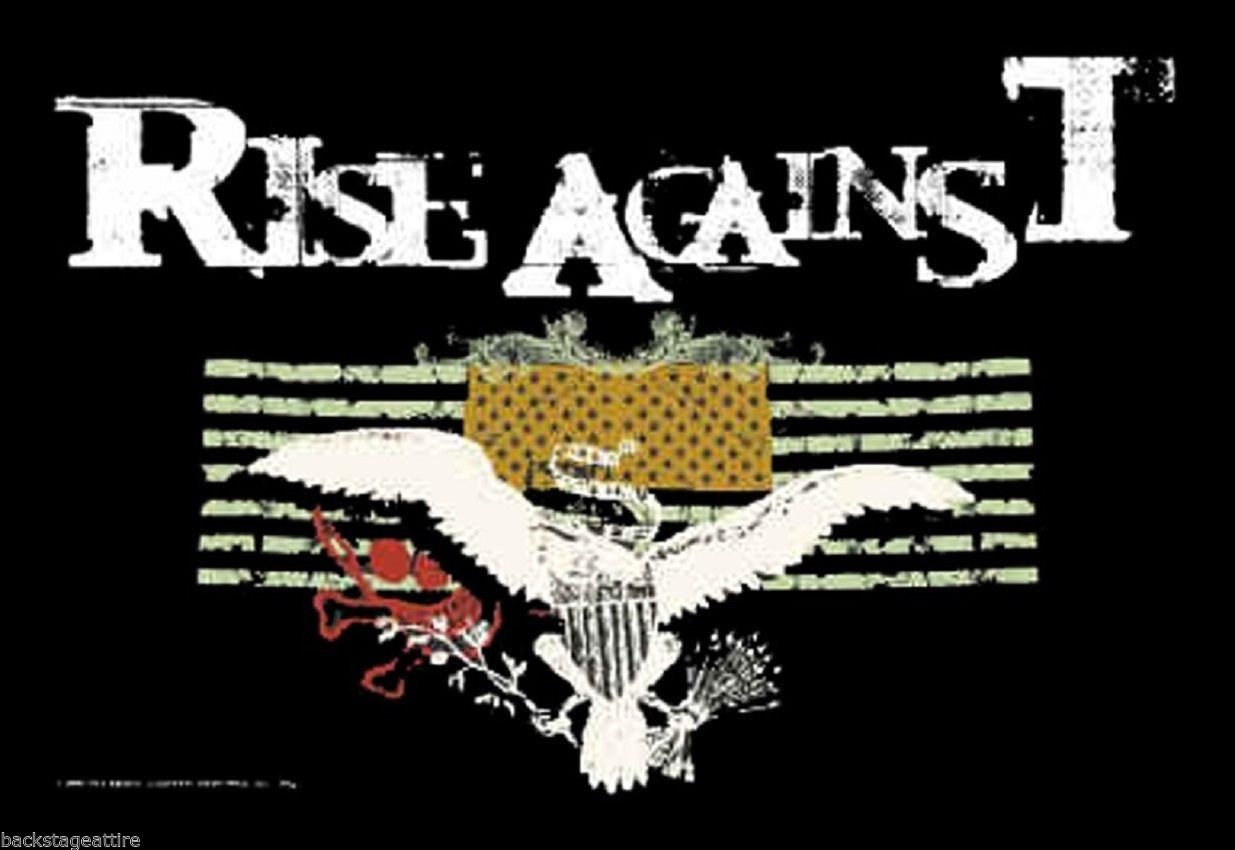 Rise Against Baxter Double Flag 29X43 Cloth Fabric Textile Poster Tapestry-New!