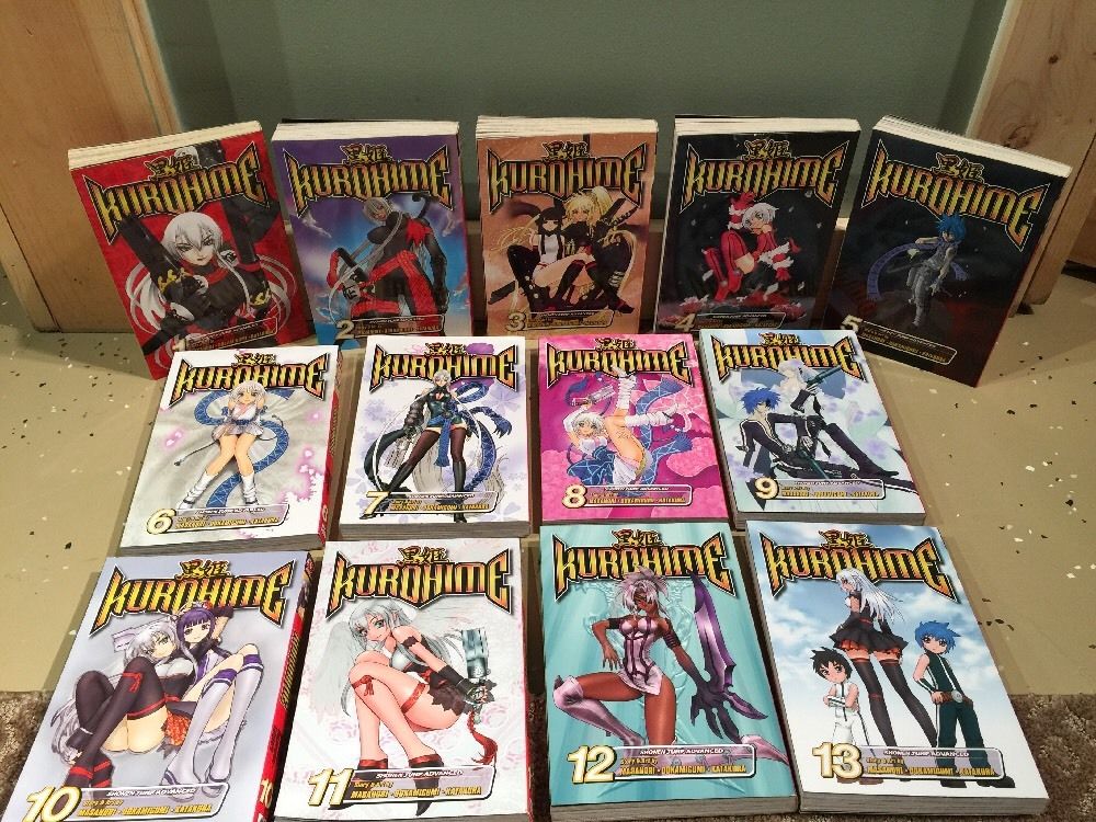 KUROHIME MANGA JUMP LOT OF 13 VOLUMES 1-13 BOOKS  ENGLISH Excellent