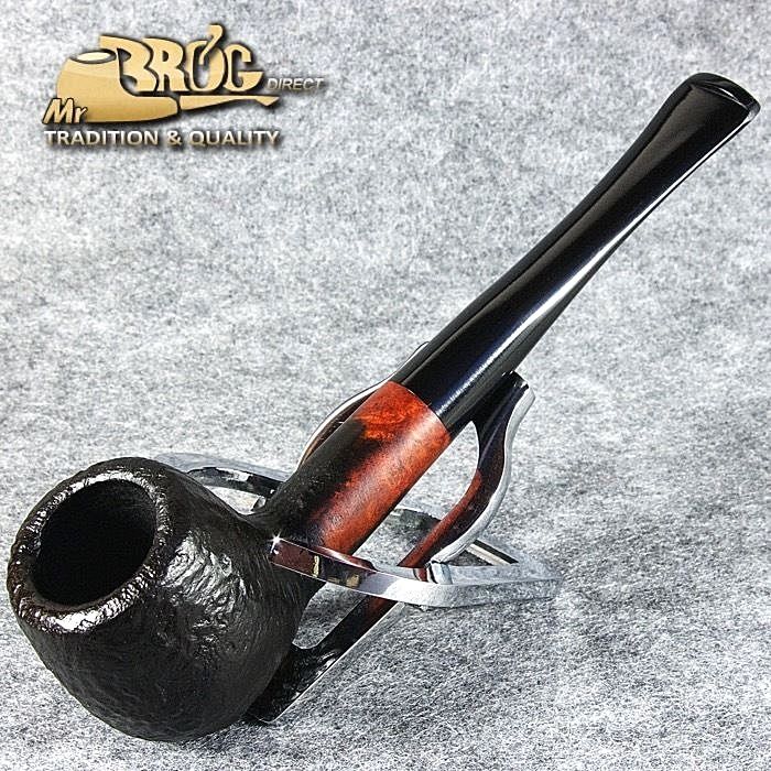 EXCLUSIVE HAND MADE & SANDBLASTED BRIAR wood smoking pipe * BERLIN - WESTEND *