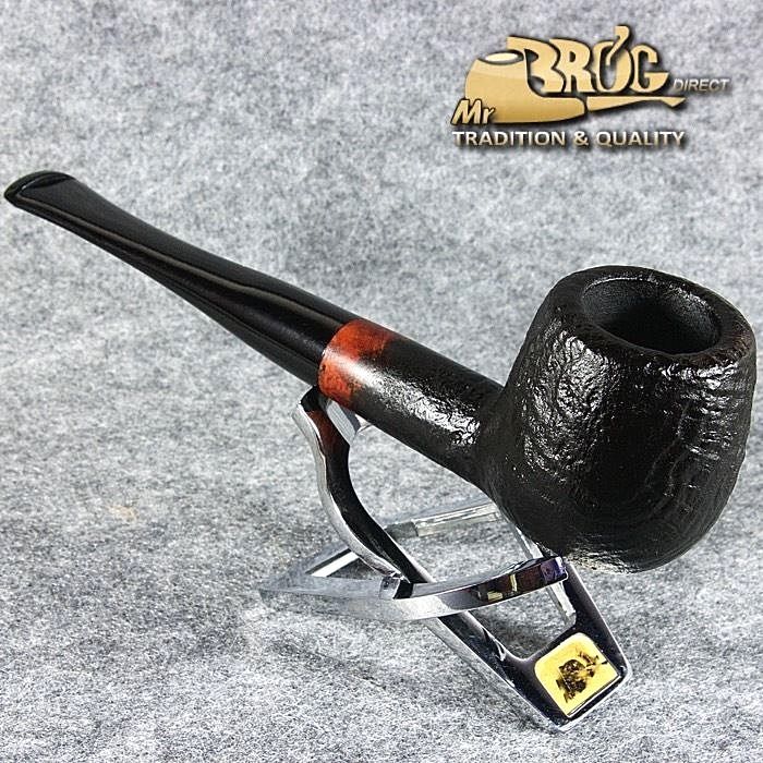 EXCLUSIVE HAND MADE & SANDBLASTED BRIAR wood smoking pipe * BERLIN - WESTEND *