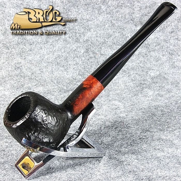 EXCLUSIVE HAND MADE & SANDBLASTED BRIAR wood smoking pipe * BERLIN - WESTEND *