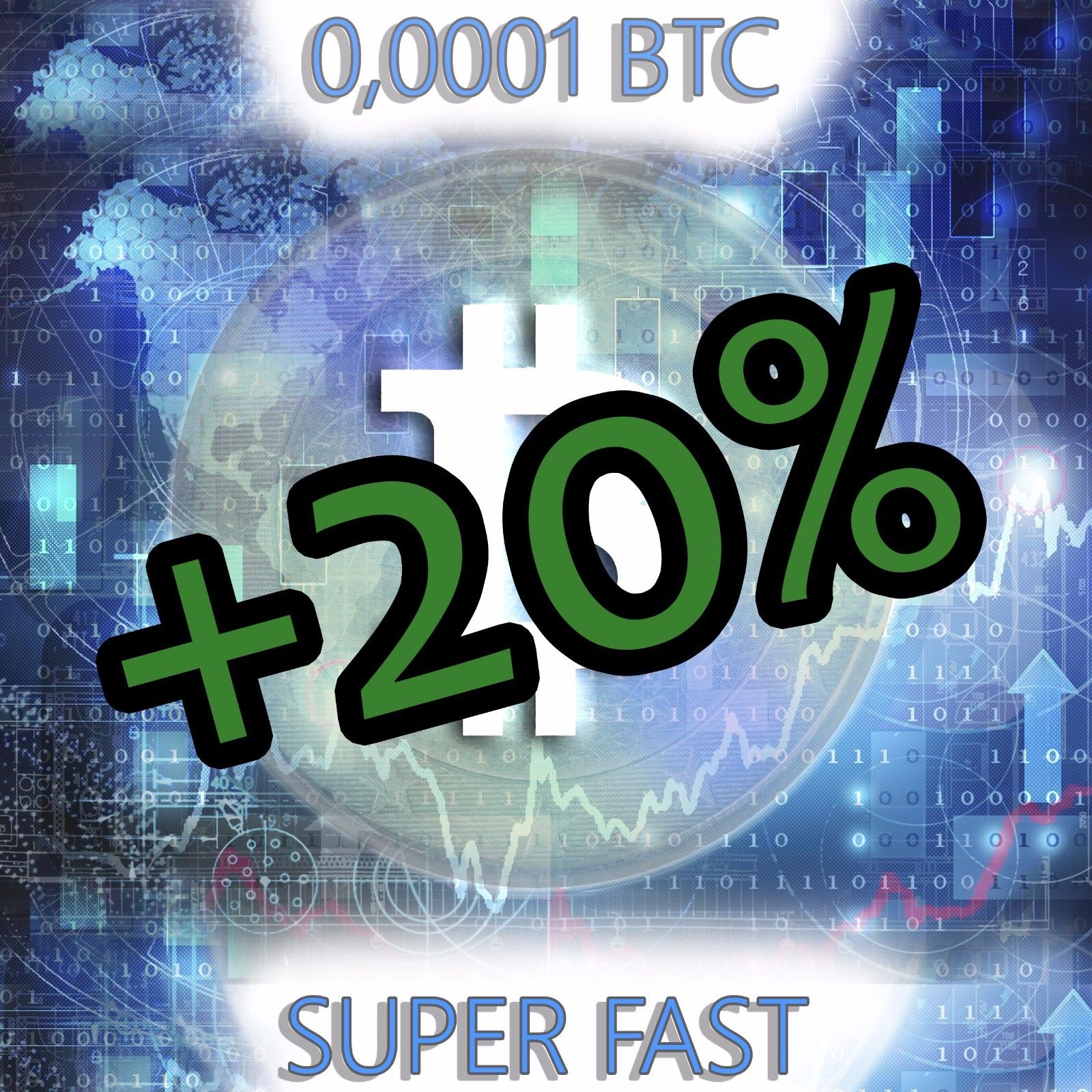 Bitcoin 0.0001 (BTC) SUPER FAST! I send very quickly 0,0001 bitcoin