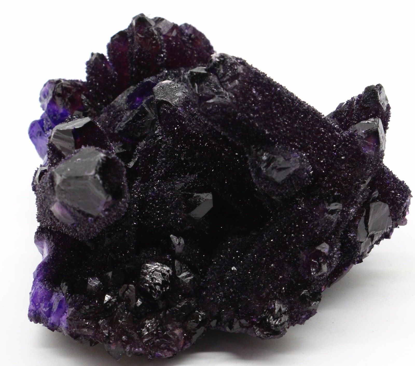 588g New Fing Rare Beautiful Amethyst Quartz Crystal Cluster Specimen