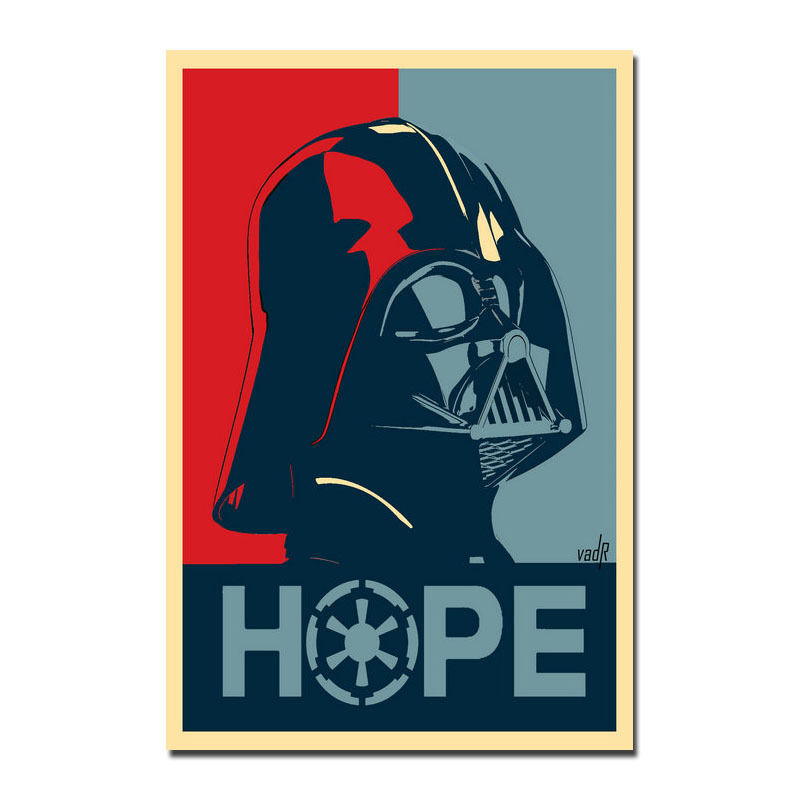 Star Wars Darth Vader HOPE Movie Art Silk Canvas Poster 12x18 24x36 inches