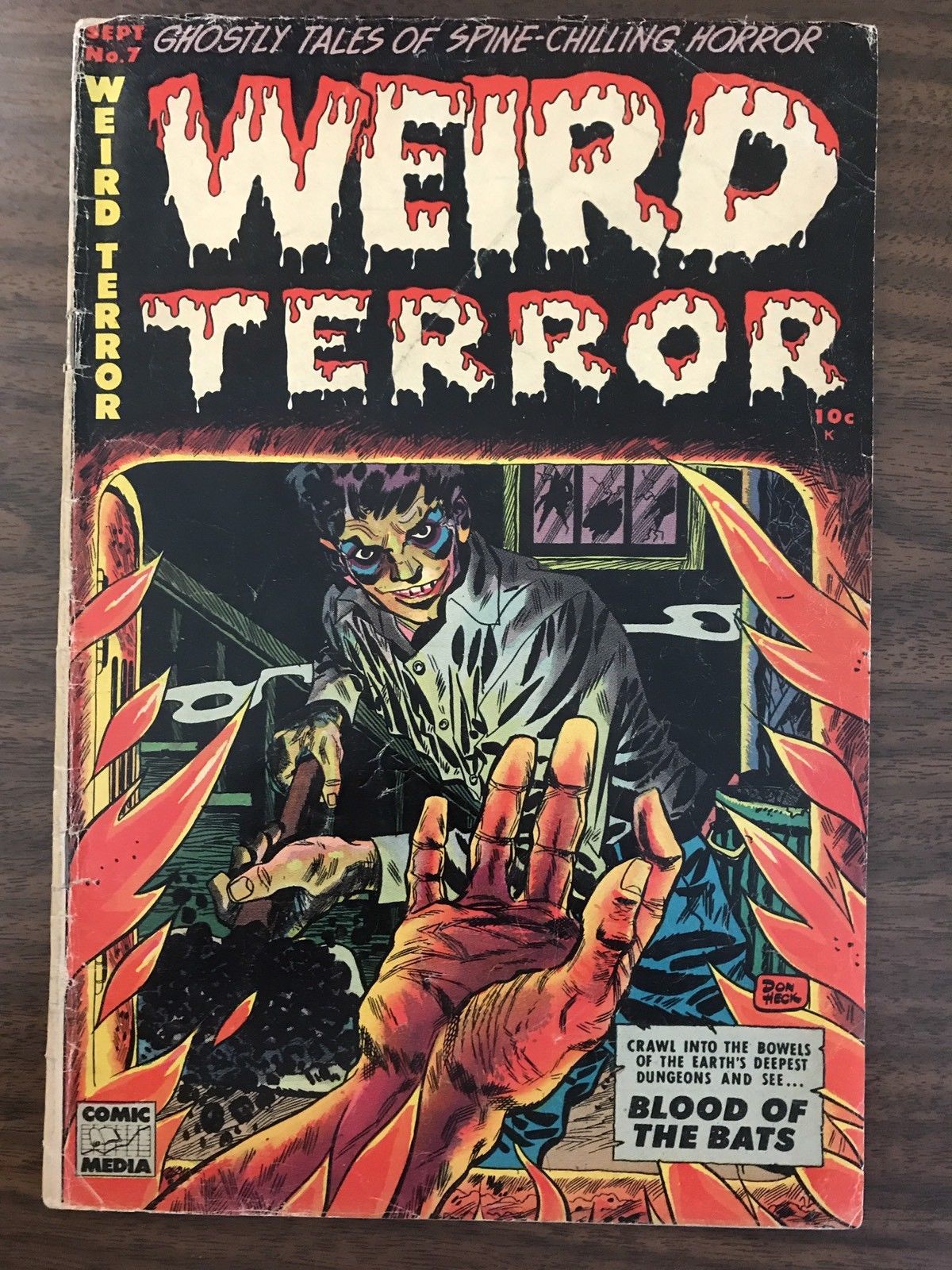 Weird Terror 7 Pre Code Horror 1953 Don Heck Comic Media Golden Age