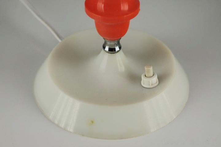 BEAUTIFUL RETRO SPACE AGE TABLE LAMP PLASTIC 60'S VINTAGE