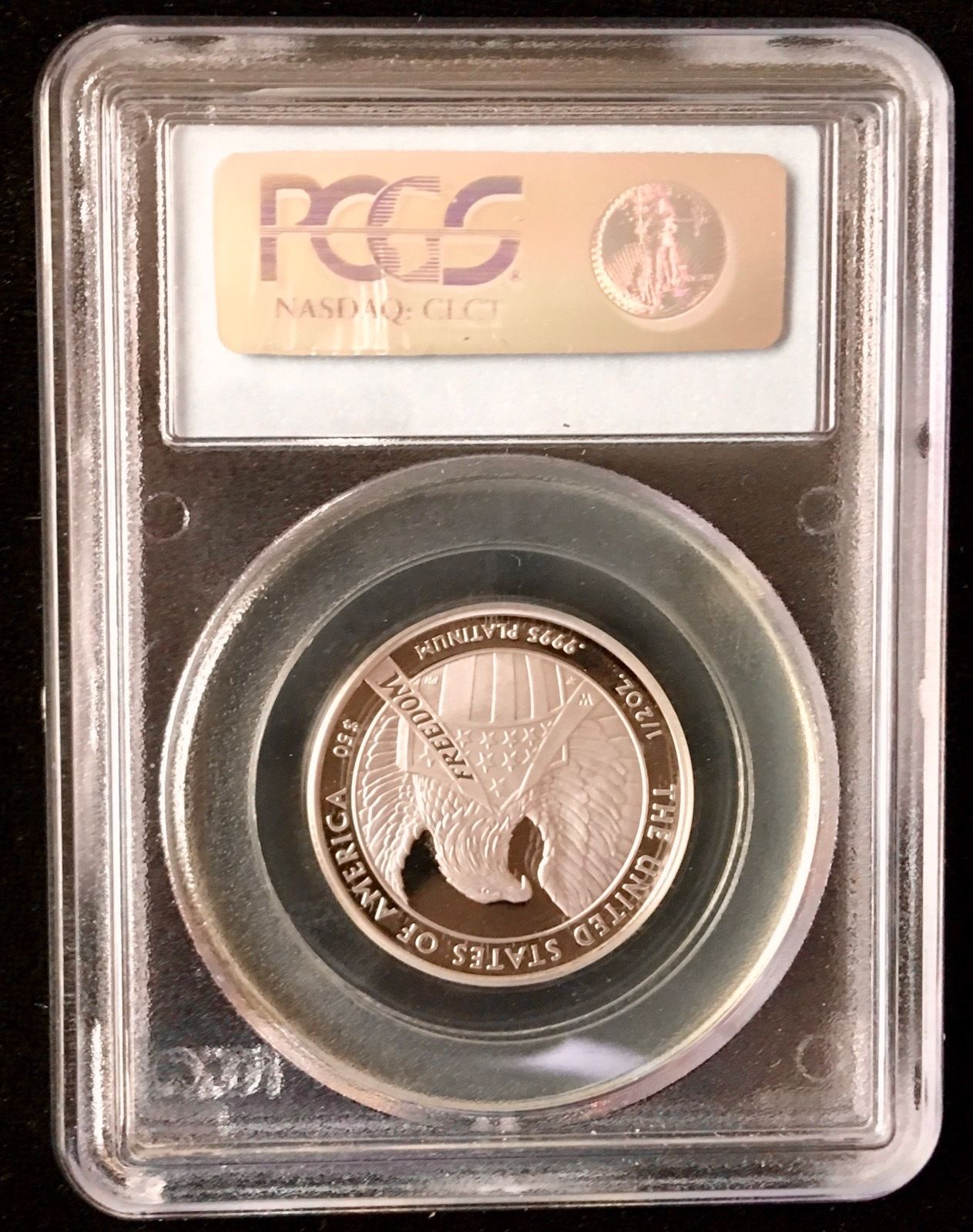 2007-W $50 Platinum Statue of Liberty PR70DCAM PCGS