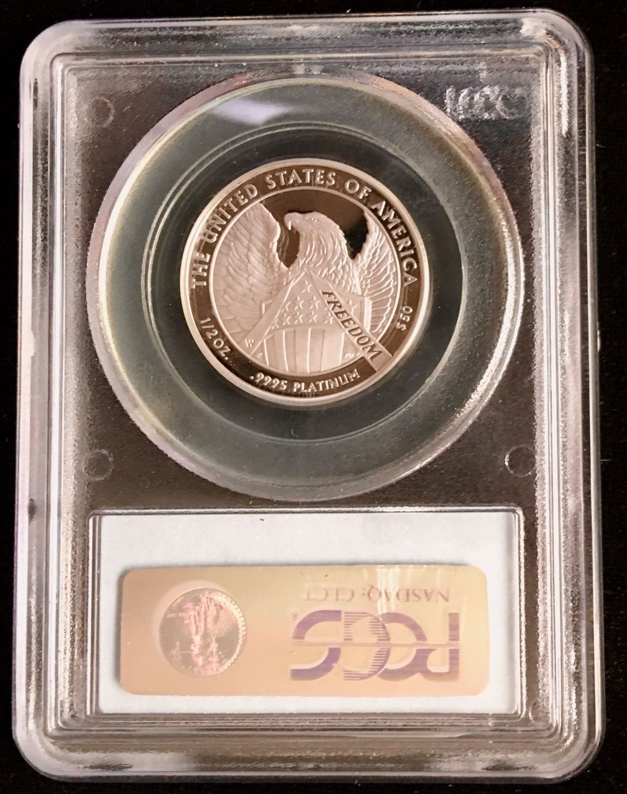 2007-W $50 Platinum Statue of Liberty PR70DCAM PCGS