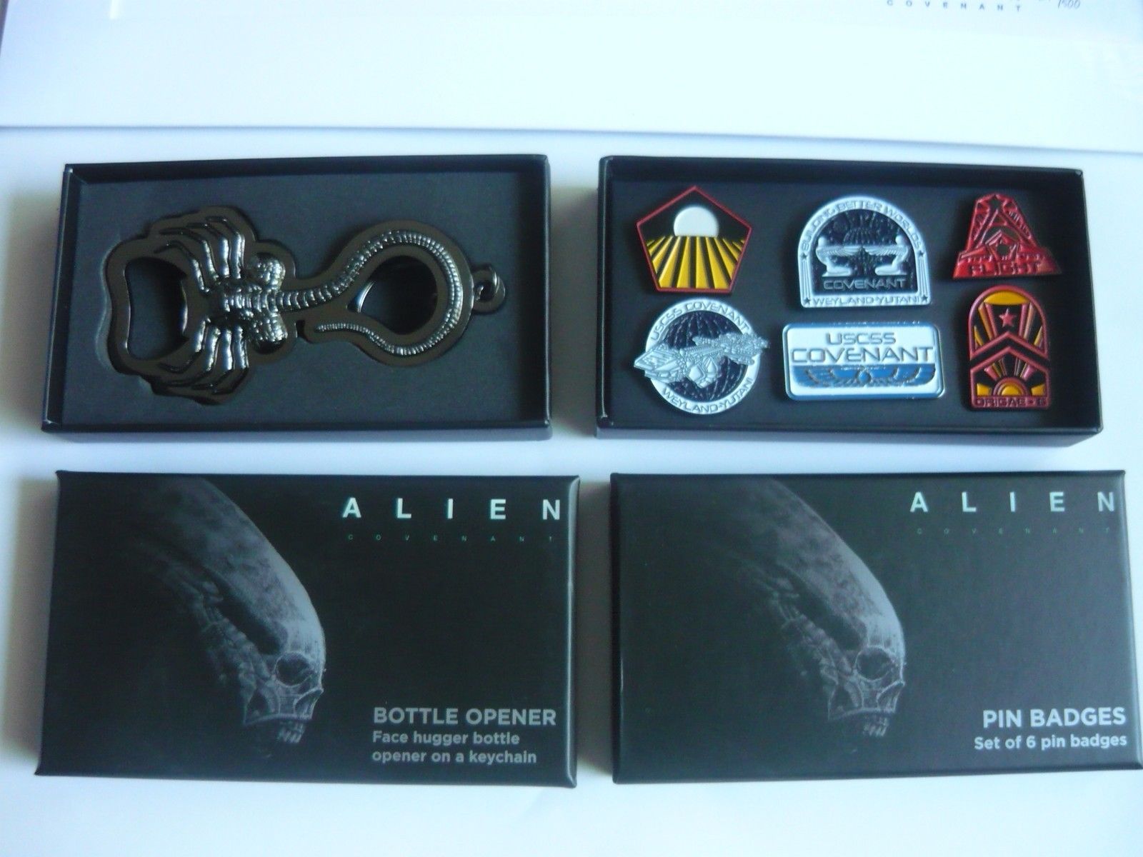 SDCC 2017 ALIEN PROMO LOT SHIRT HAT PIN SET POSTER PRINT BOTTLE OPENER