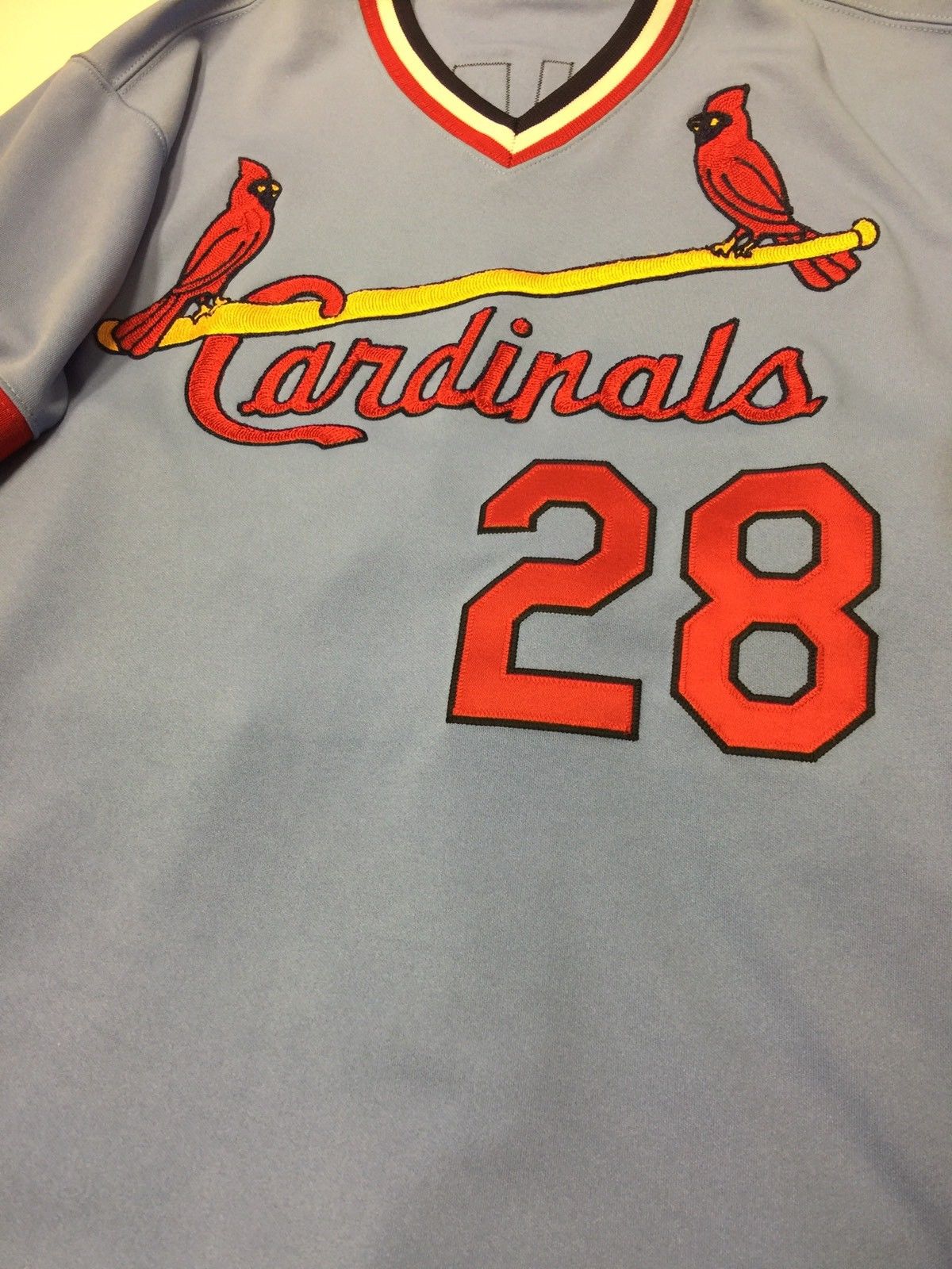 Tommy Pham St Louis Cardinals Game Used Worn Jersey 1984 TBTC - MLB Auth