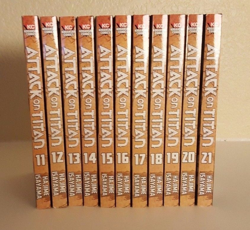 *NEW* Attack on Titan Manga set Vol 11- 21 - Hajime Isayama - Shonen