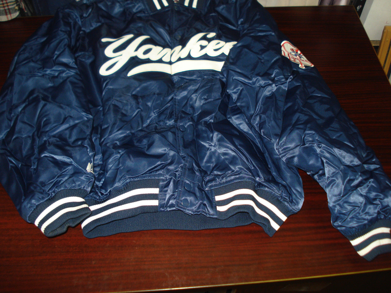 2005 Tanyon Sturtze Game Worn Warm Up Jacket New York Yankees Steiner Sticker