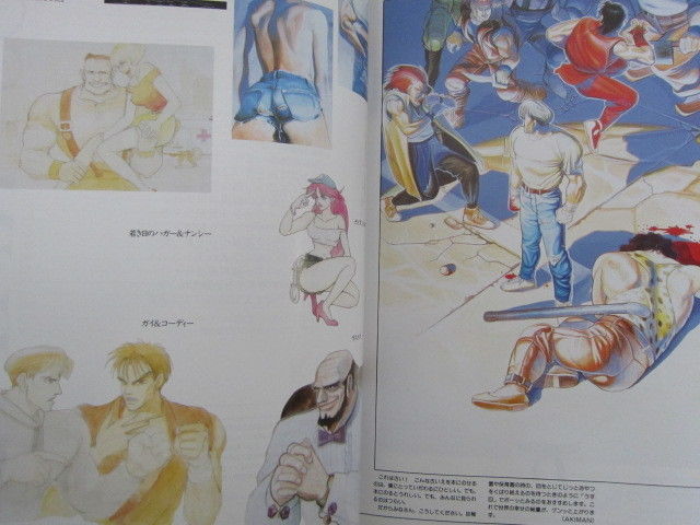 CAPCOM ILLUSTRATIONS 1995 Gamest Mook 17 Art Illustration Book SI*