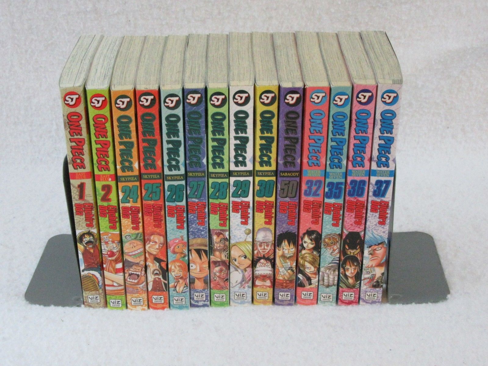 Lot of 14 Elichiro Oda ONE PIECE 1 2 24-30 32 35-37 50 Viz English Manga