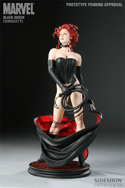 BLACK QUEEN EXCLUSIVE STATUE SIDESHOW HELLFIRE CLUB X-MEN WOLVERINE