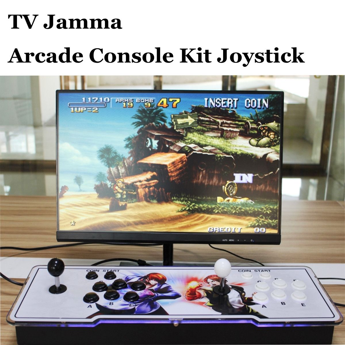 800 All In 1 TV Jamma Home Arcade Console Double Stick VGA Games Pandora Box 4s