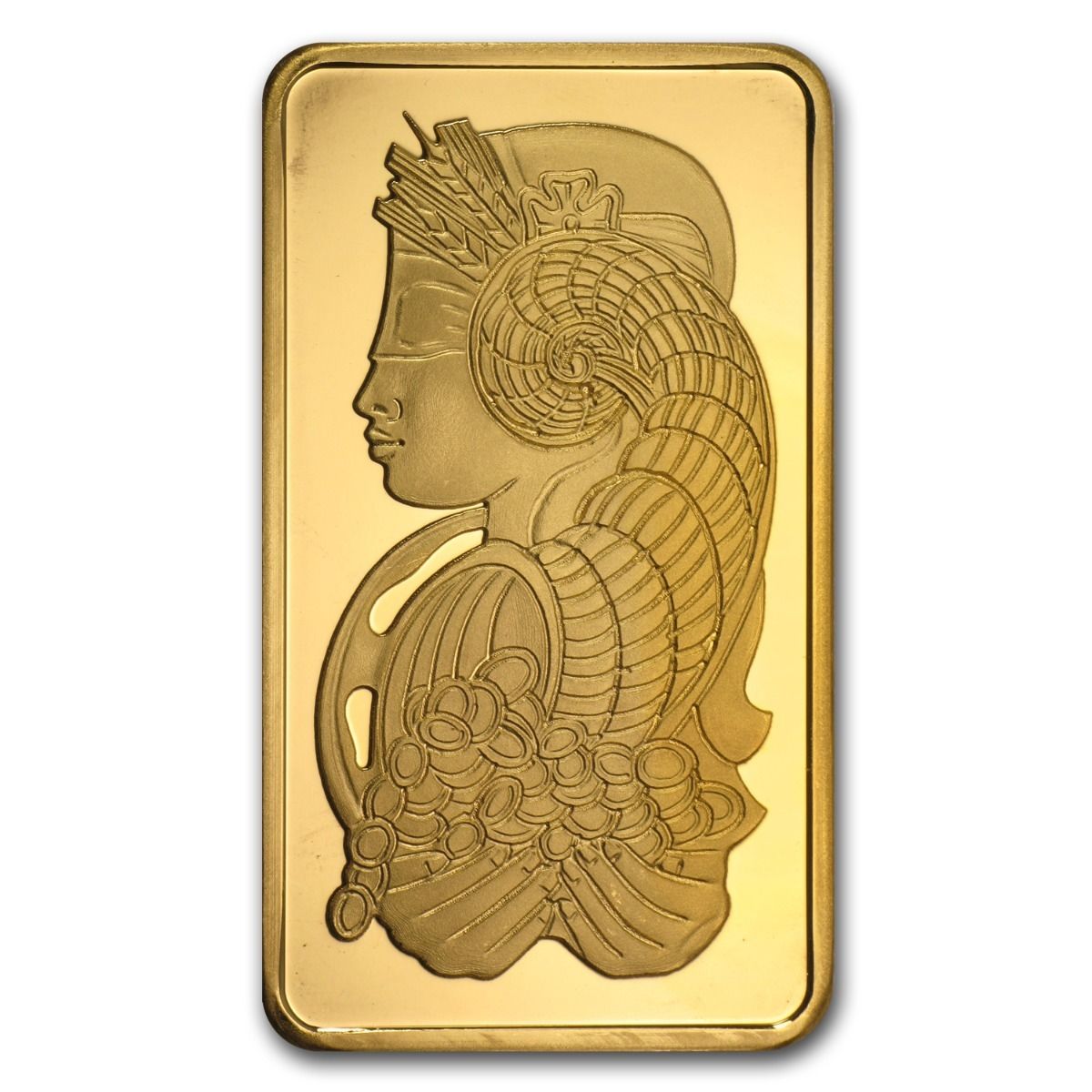 5 oz Gold Bar - PAMP Suisse Lady Fortuna (w/Assay) - SKU #59448