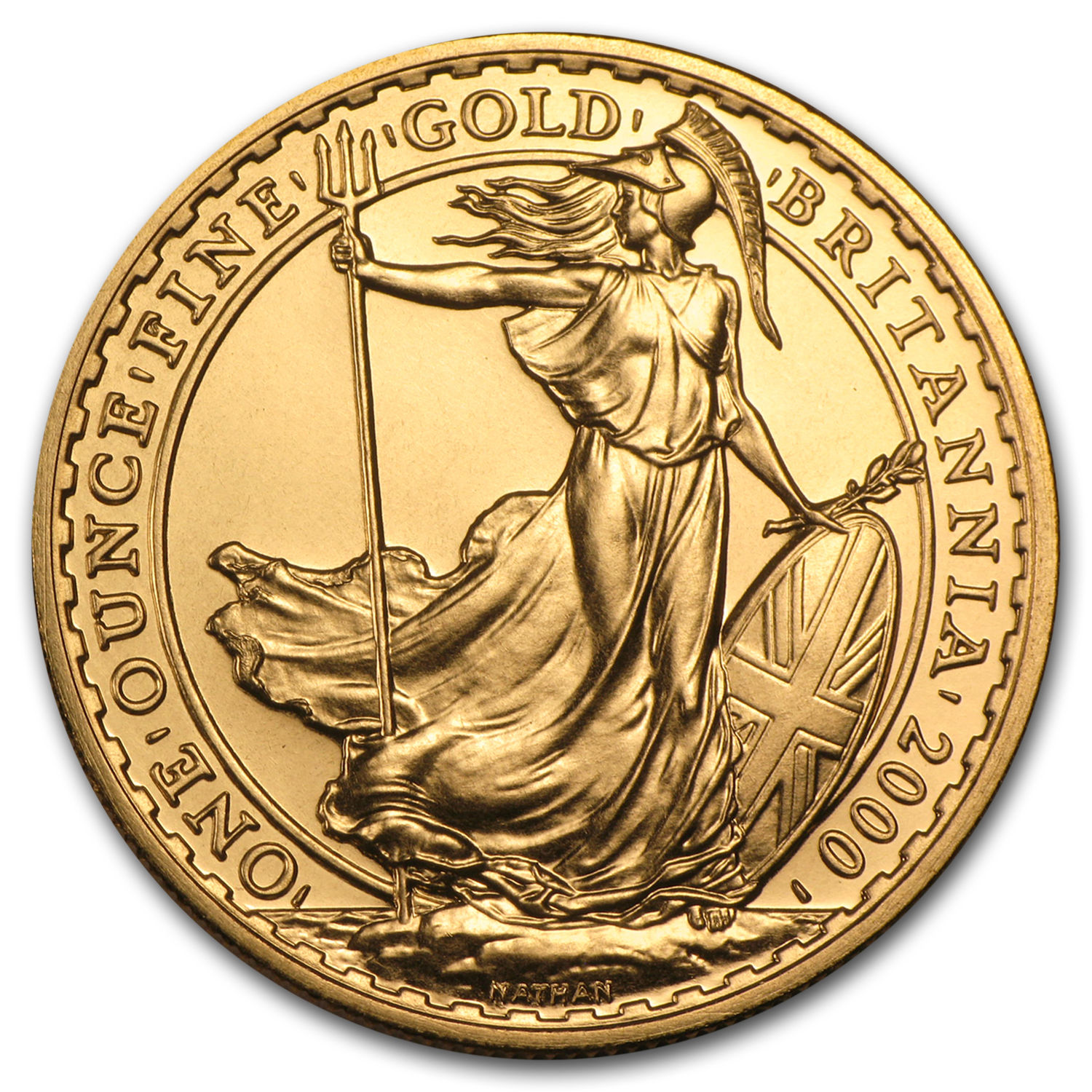 2000 Great Britain 1 oz Gold Britannia BU - SKU #12965