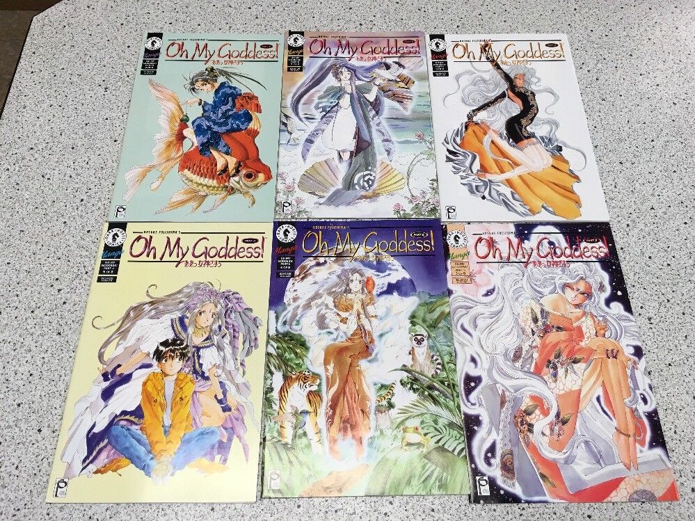 Oh My Goddess! Lot Of 75 Dark Horse Manga Comic Books Kosuke Fujishima Massive