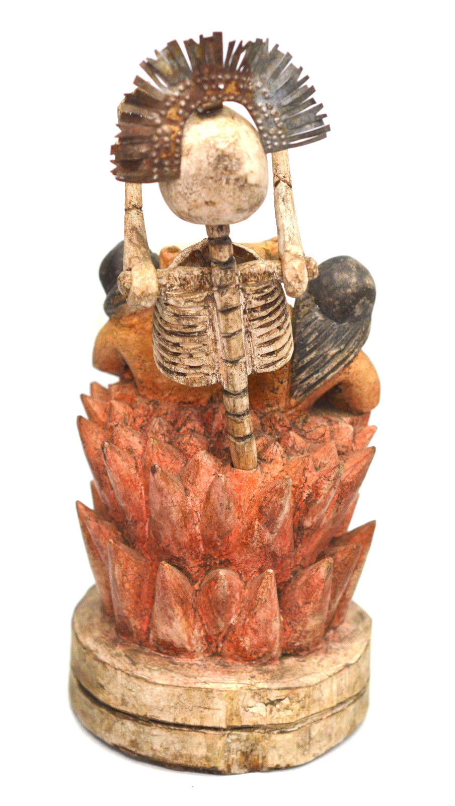 PURGATORY SCULPTURE  "ANIMAS" DAY OF THE DEAD ALTER FOLK ART