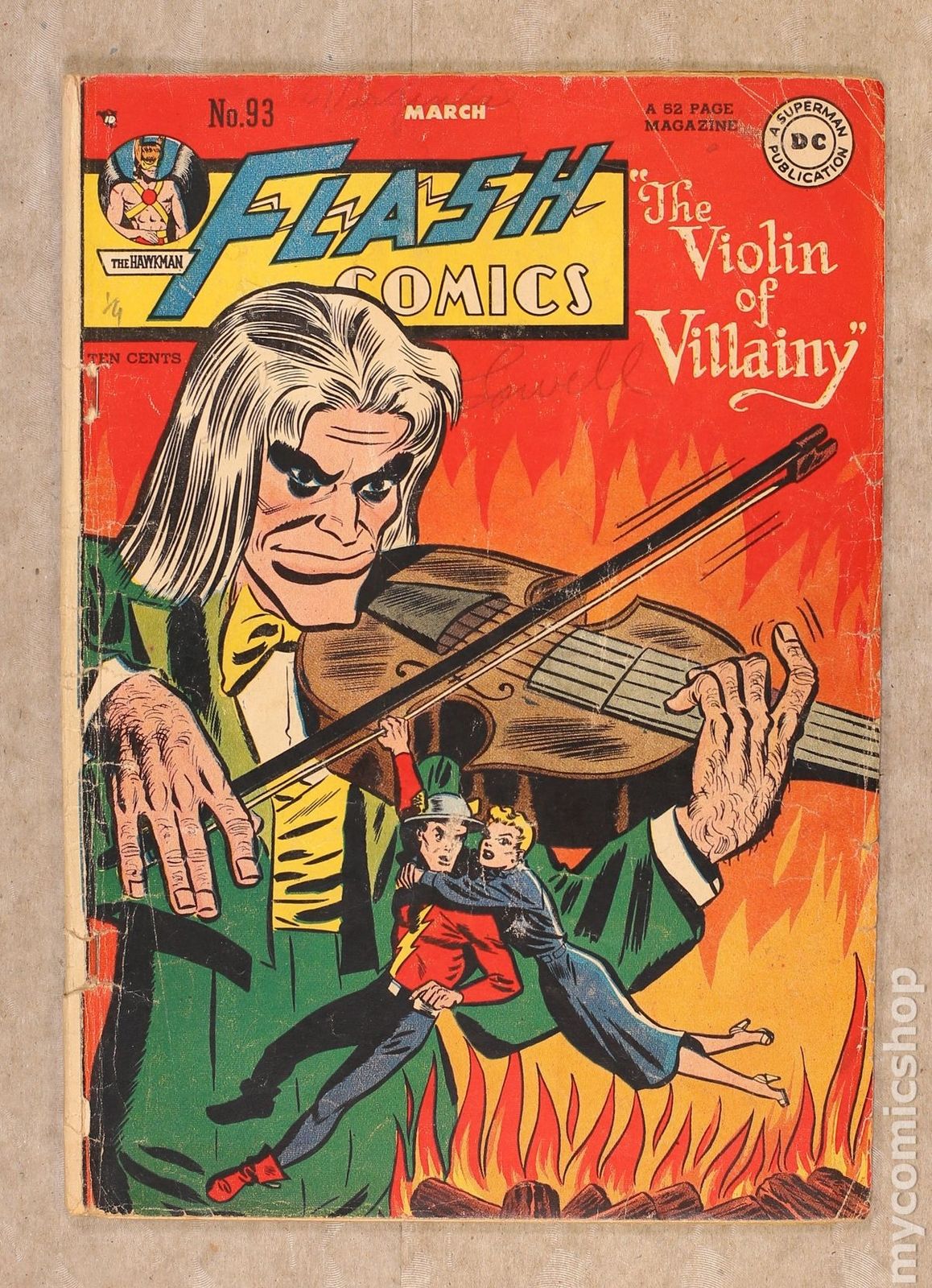 Flash Comics (1940 DC) #93 GD 2.0