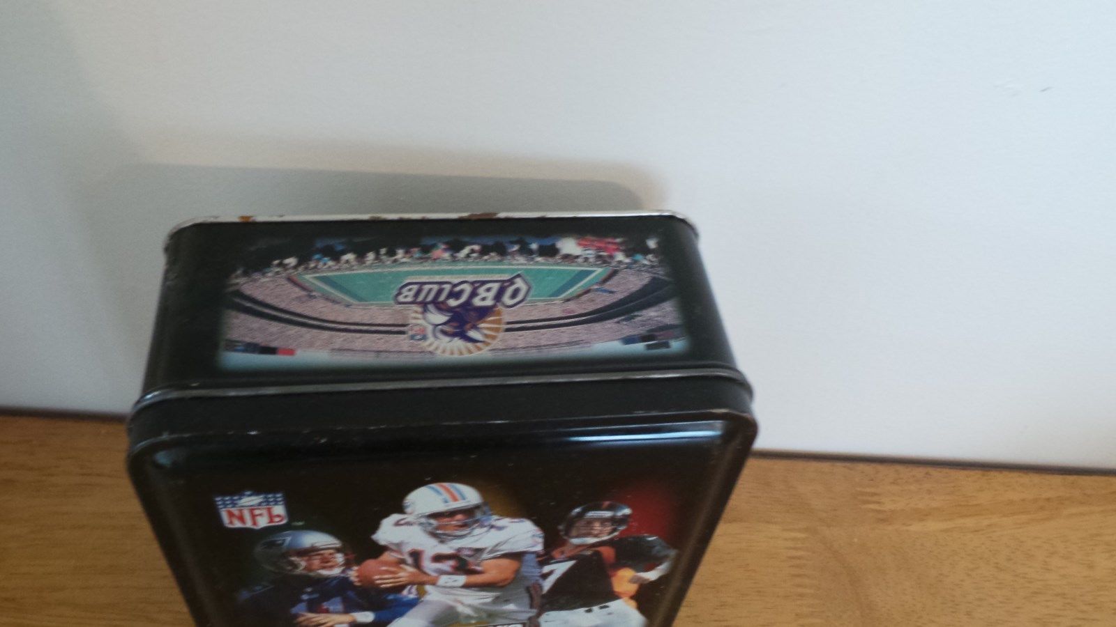 1990's Dan Marino, John Elway, Drew Bledsoe Hersheys Quarterback QB Club Tin