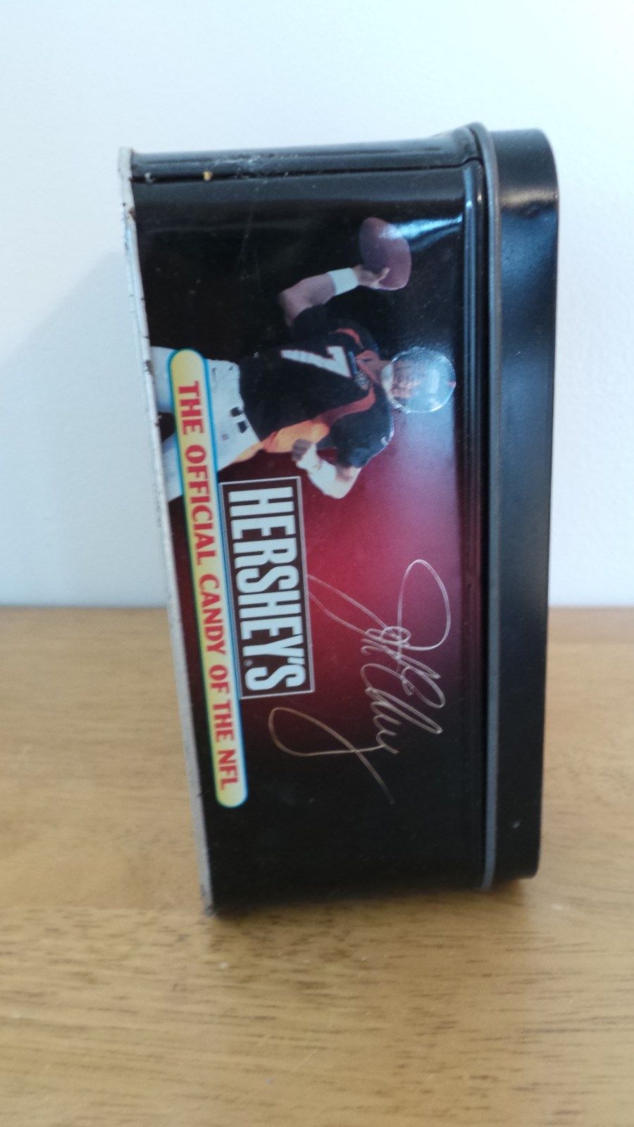 1990's Dan Marino, John Elway, Drew Bledsoe Hersheys Quarterback QB Club Tin