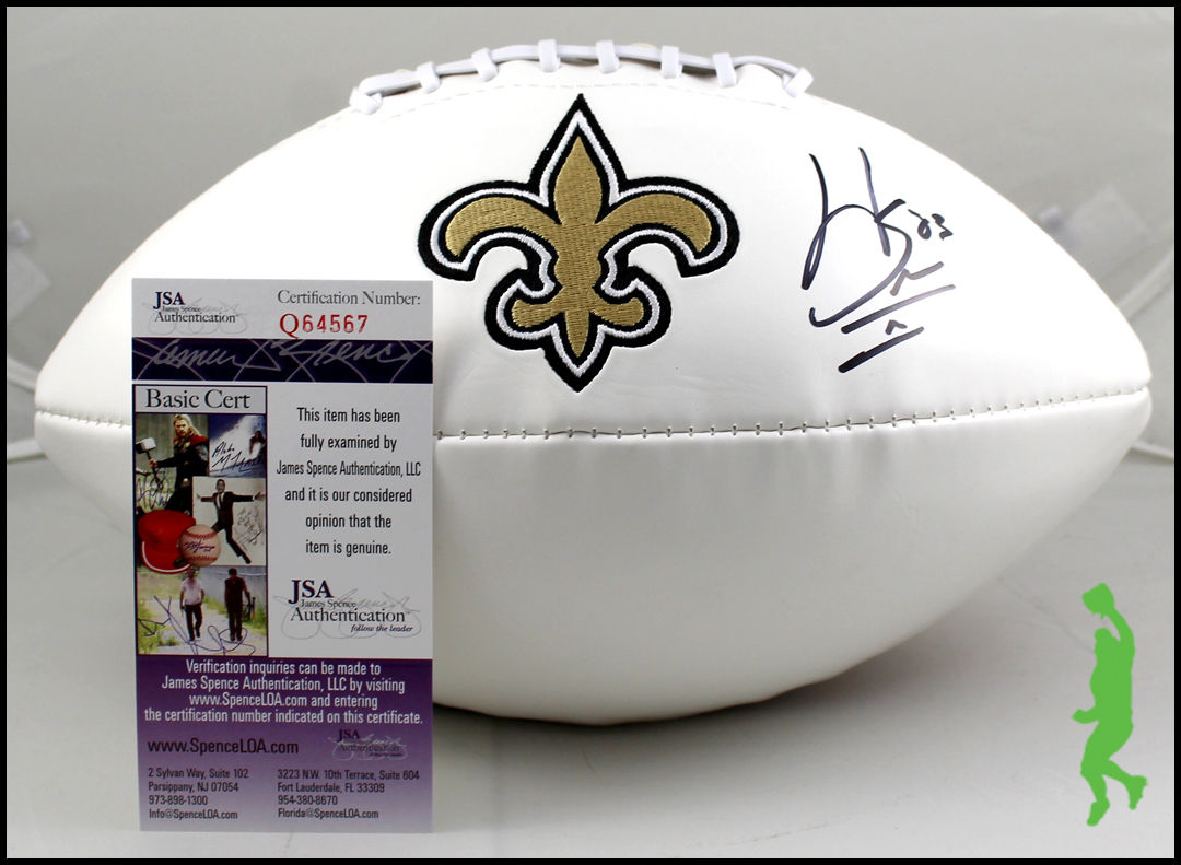 WILLIE SNEAD IV AUTOGRAPHED SIGNED NEW ORLEANS SAINTS FOOTBALL BALL JSA COA