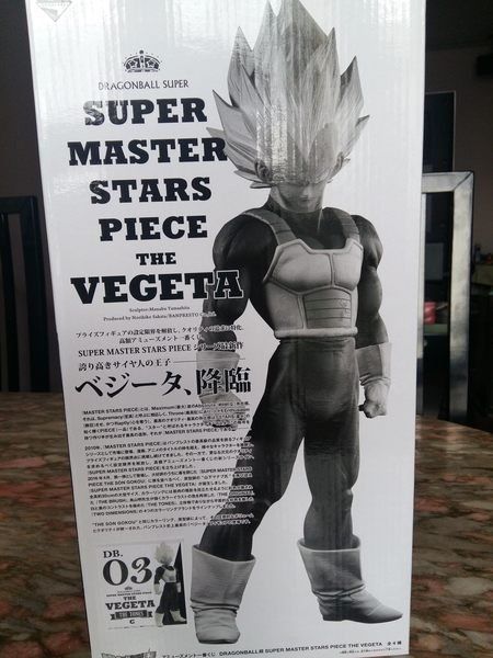 Dragon Ball Z SMSP SUPER MASTER STARS PIECE S.SAIYAN Vegeta 03 THE Black & White