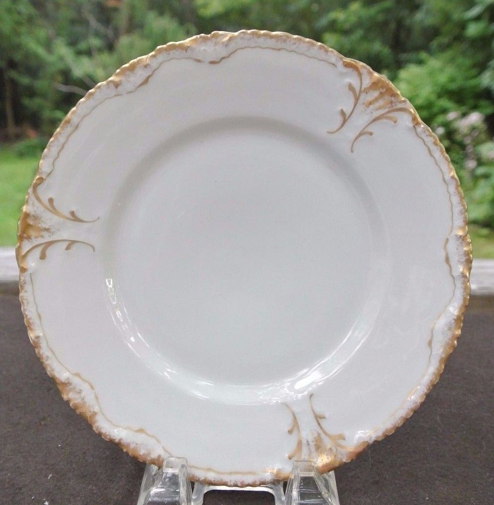 5 Theodore Haviland Limoges France China 8" Plates Schleiger 133