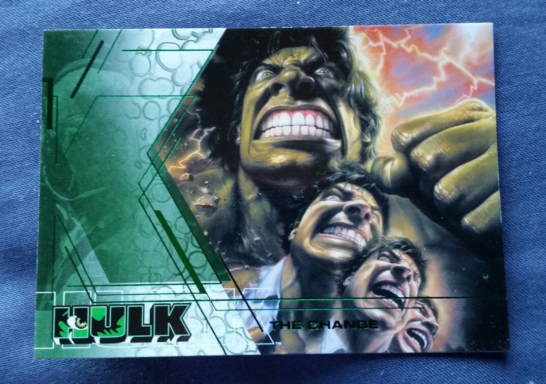 Complete full set of 81 incredible hulk 2003 marvel upper deck trading cards