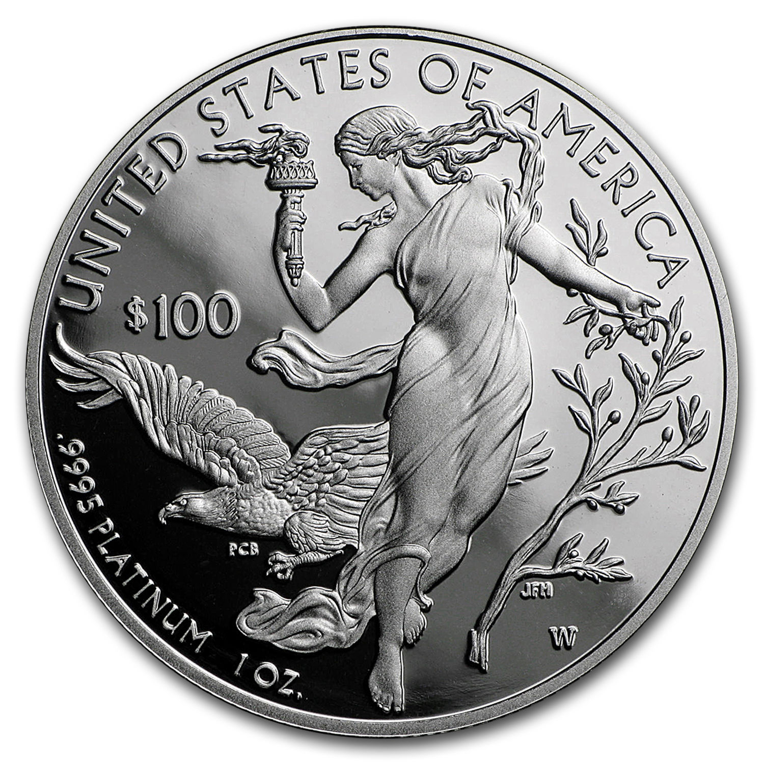 2016-W 1 oz Proof Platinum American Eagle (w/Box & COA) - SKU #98492