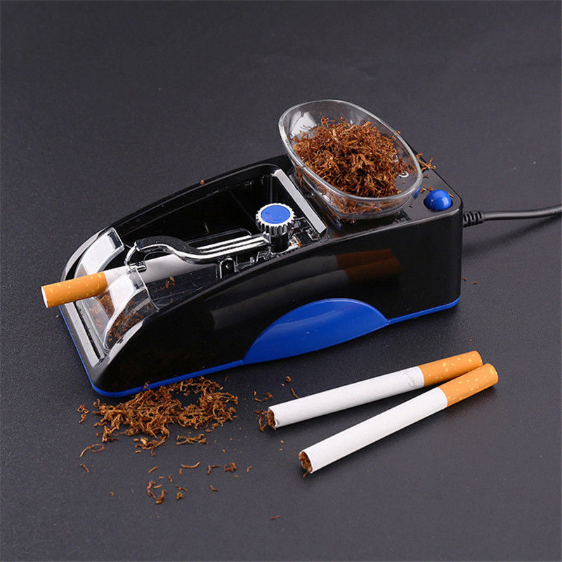 Electric Automatic Cigarette Injector Rolling Machine Maker Roller Tool Red Blue